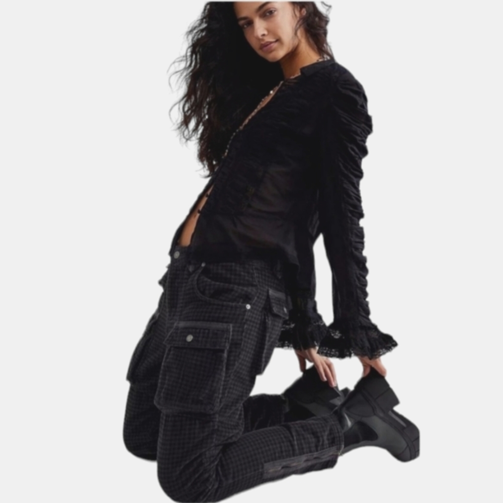 Free People London Calling Slouchy Corduroy Pants (New)
